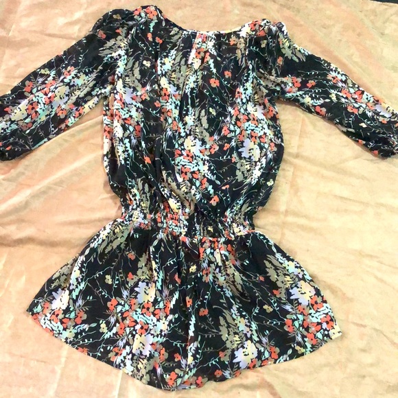 Target Xhiliration Floral Romper - Picture 9 of 10